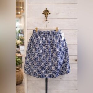 J. CREW PRINTED POCKET SKIRT ~ NWT